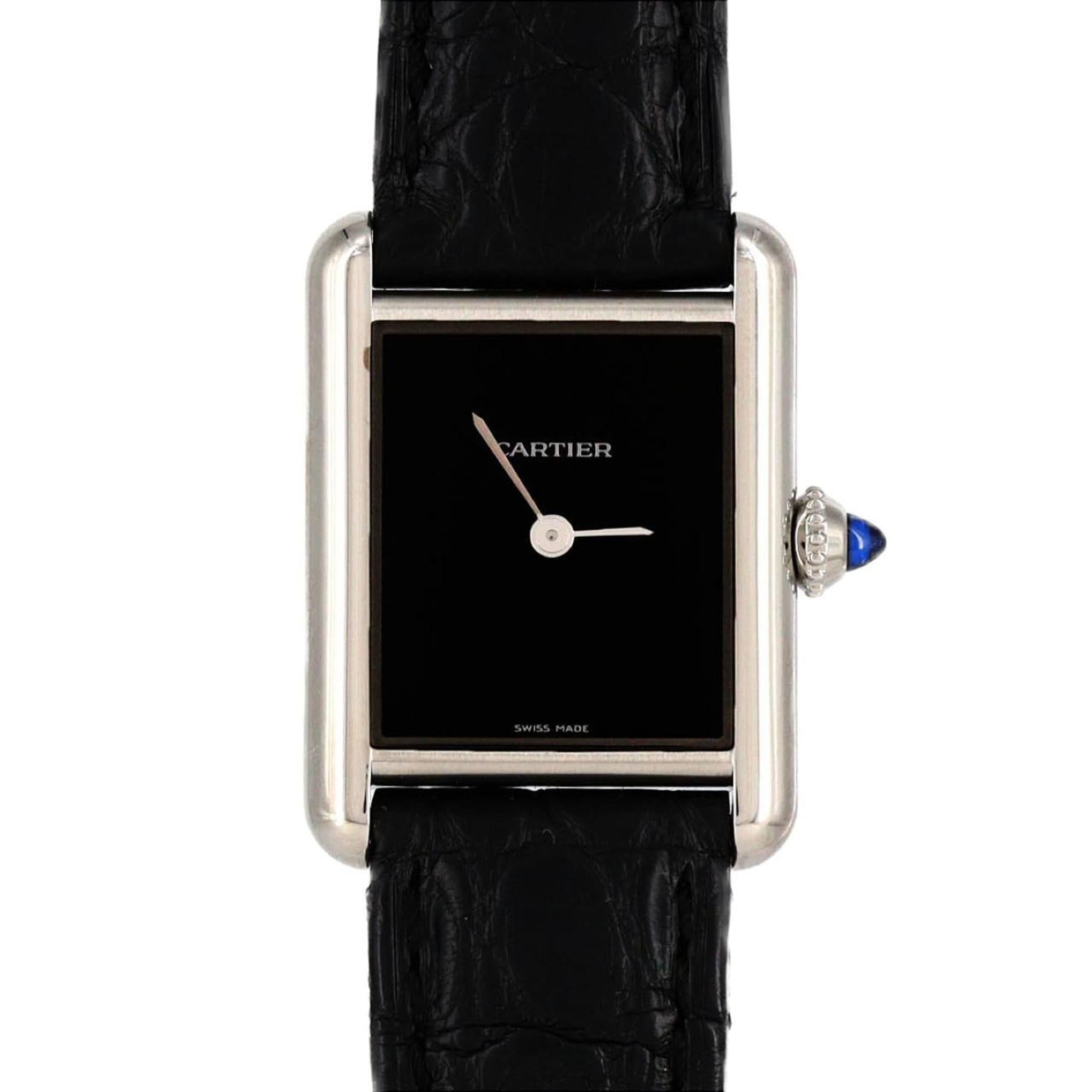 Cartier Tank Must SM WSTA0071 Stainless Steel Quartz Watch