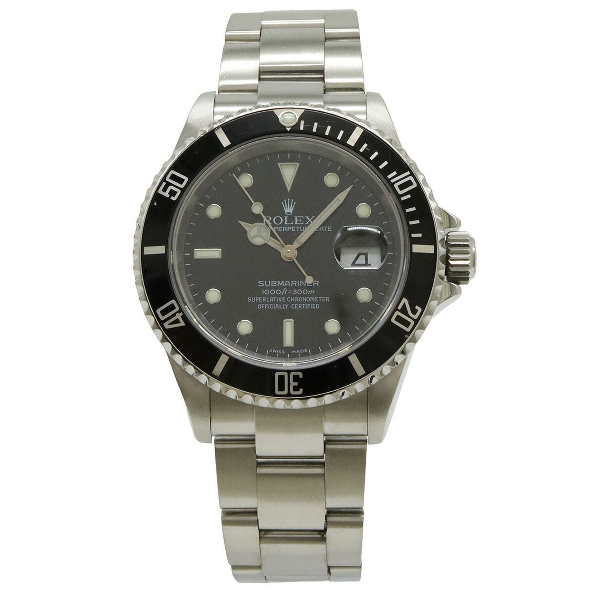 ROLEX Rolex Submariner Date Black Dial Stainless Steel Automatic Men's Watch 16610