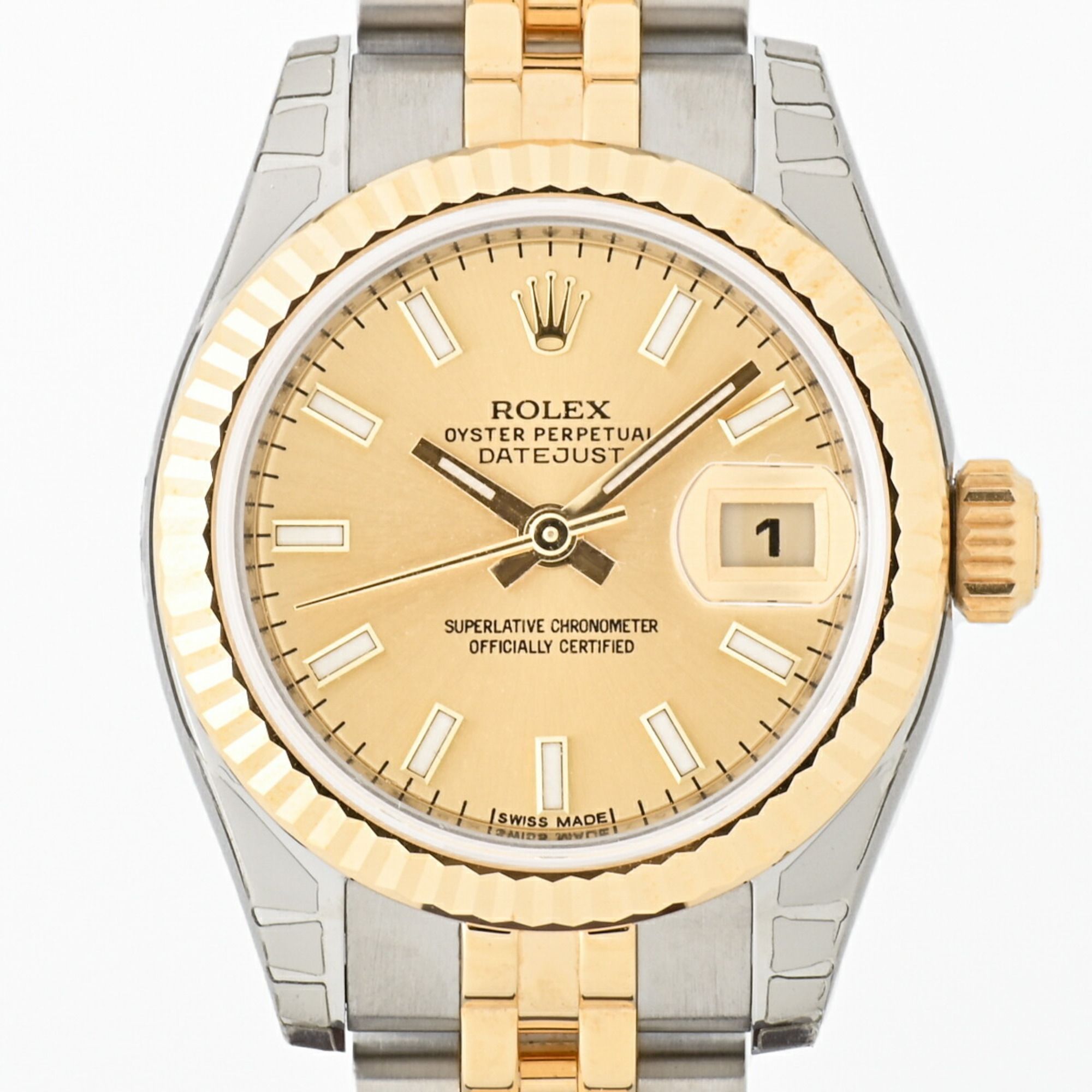 Rolex Datejust 179173 K18 Stainless Steel Women's Watch 68669
