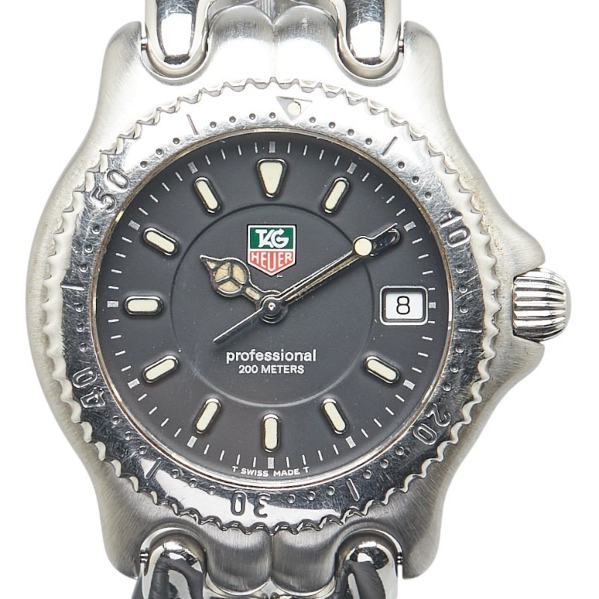 TAG Heuer Cell Watch WG1214-K0 Quartz Black Dial Stainless Steel Women's HEUER