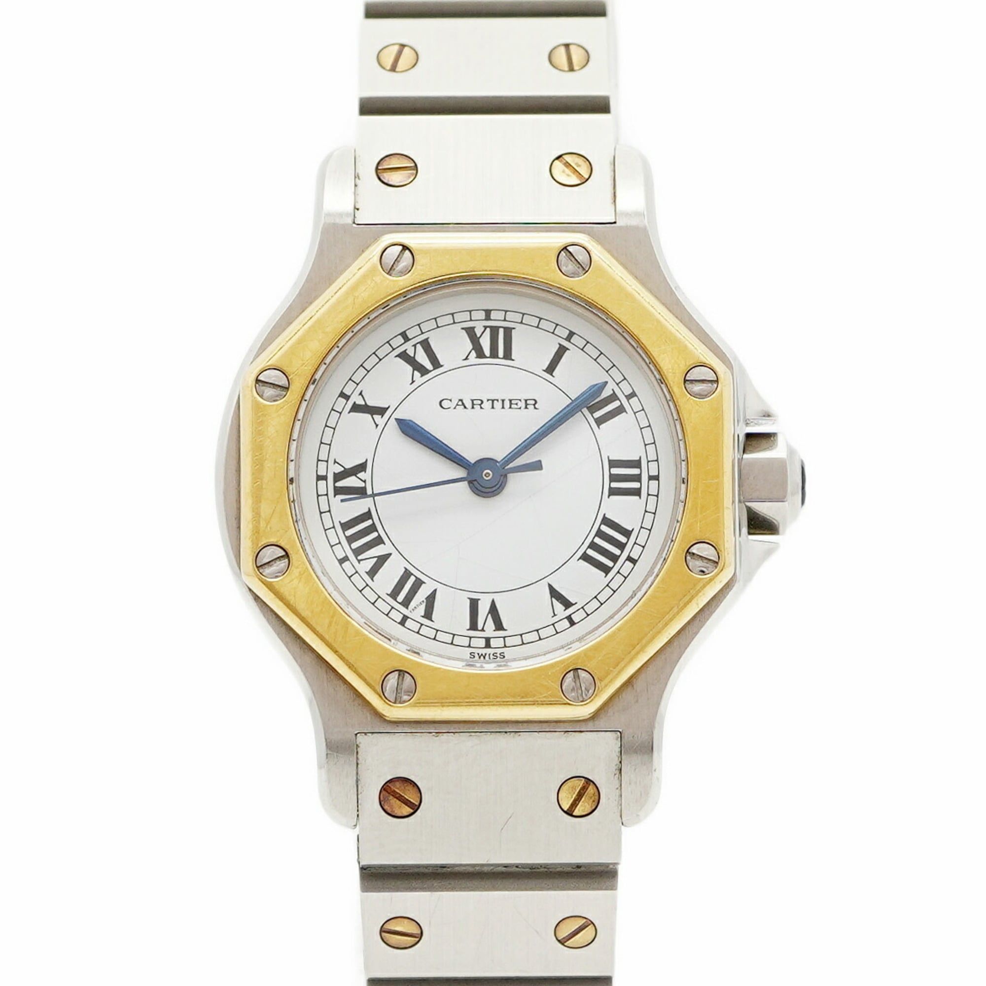 Cartier Santos Octagon SM White Dial Women's Watch