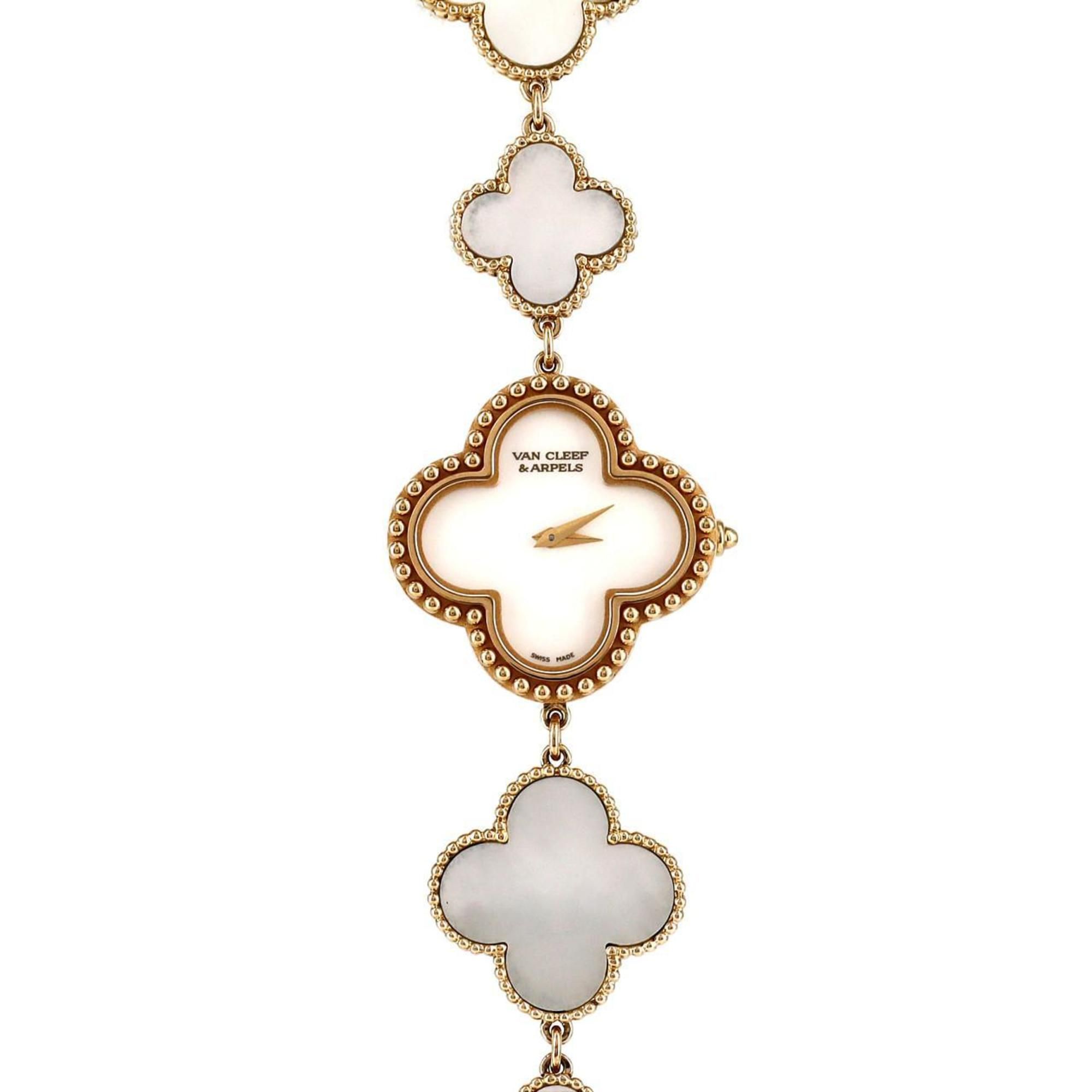 Van Cleef & Arpels Alhambra YG 136674 Quartz Watch