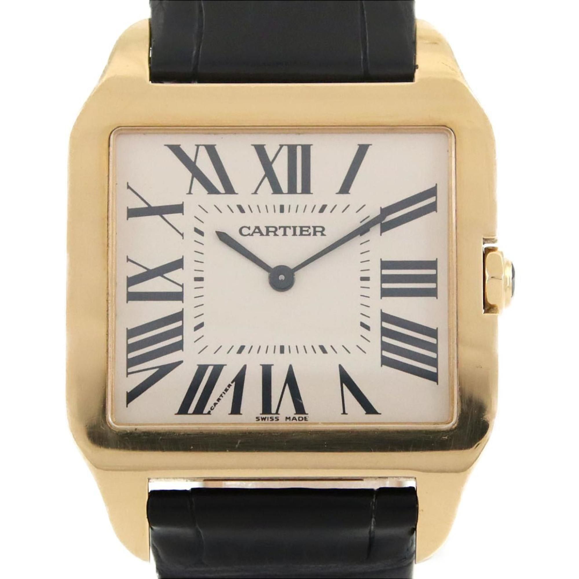Cartier Santos-Dumont LM YG W2008751 Manual-winding Watch