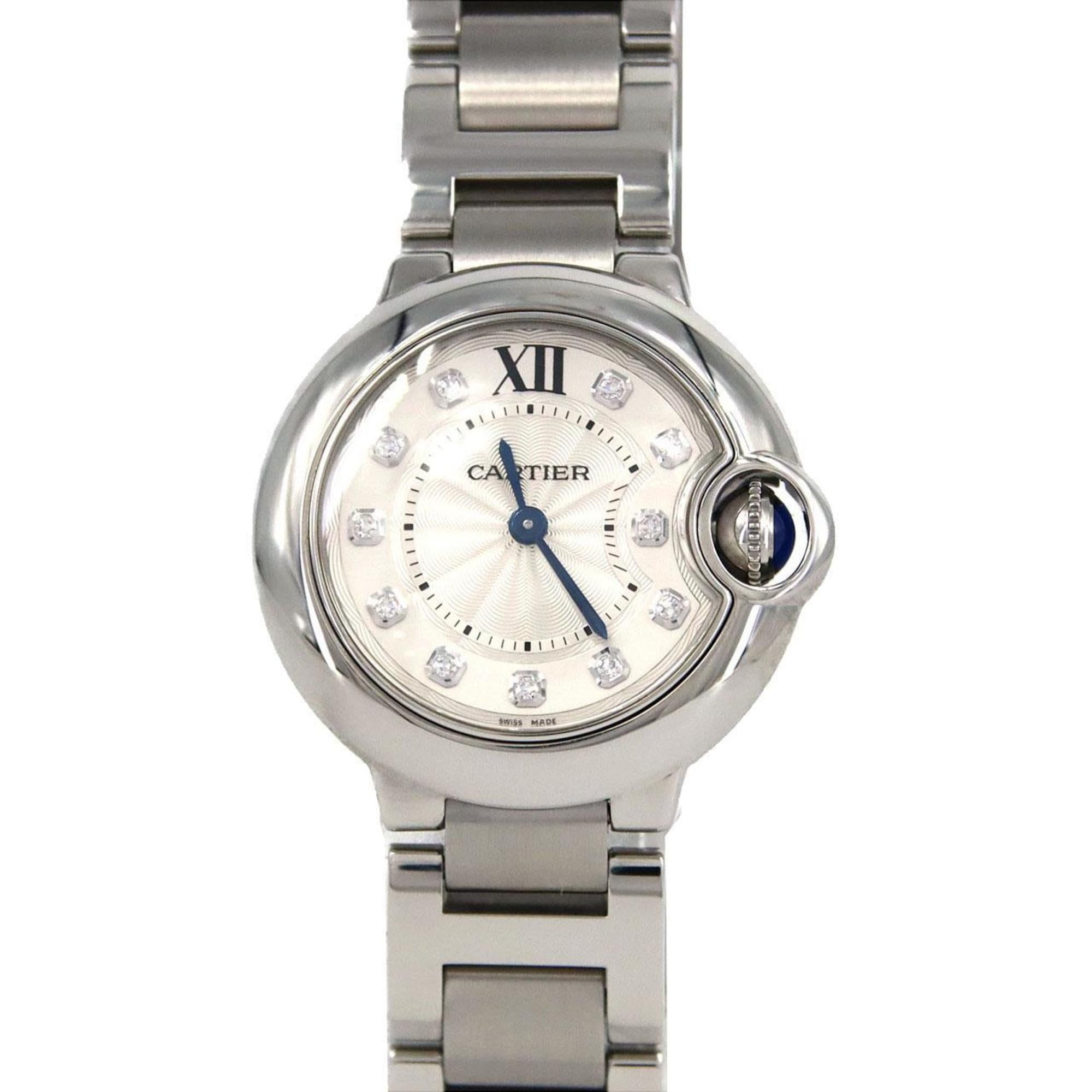 Cartier Ballon Bleu Small 11-Piece Watch WE902073 Stainless Steel Quartz Movement