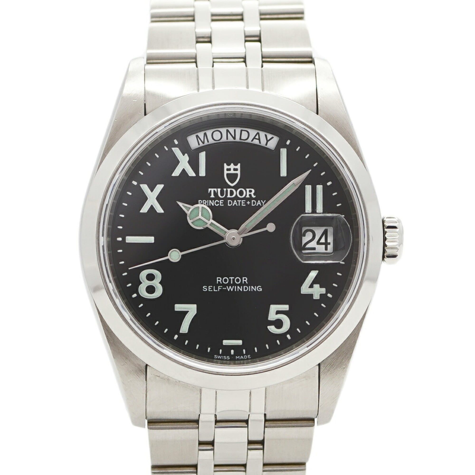 Tudor Princess Date Day 76200 Black Dial Men's Watch