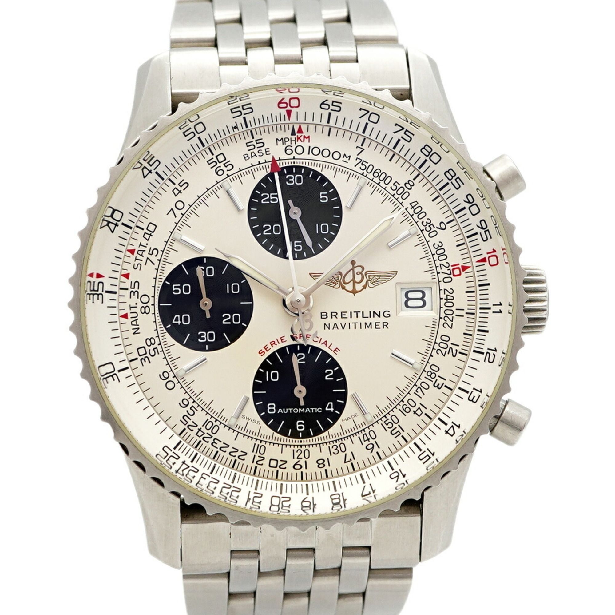 Breitling Navitimer A13330 Ivory Dial Men's Watch