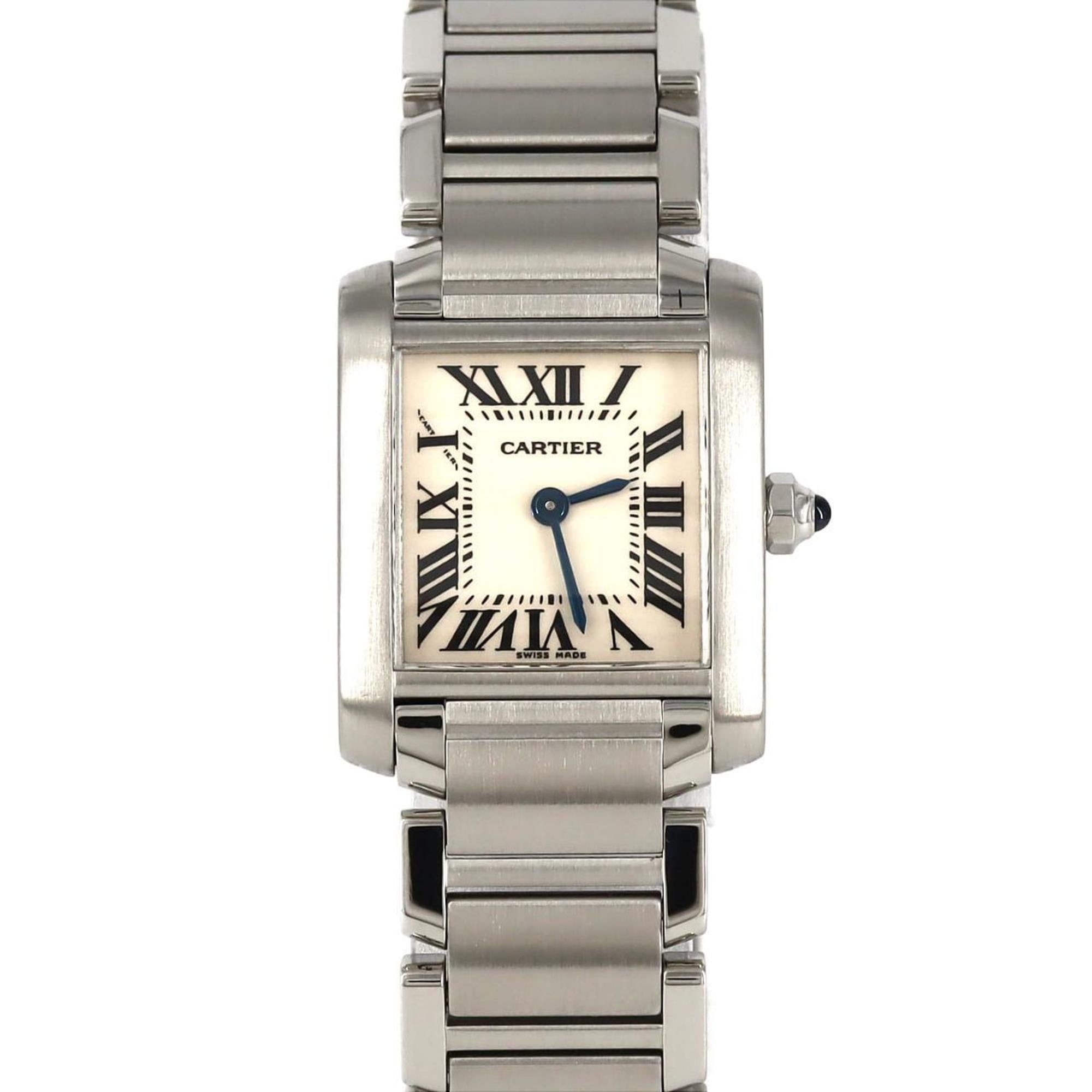 Cartier Tank Francaise SM W51008Q3 SS Wristwatch Quartz
