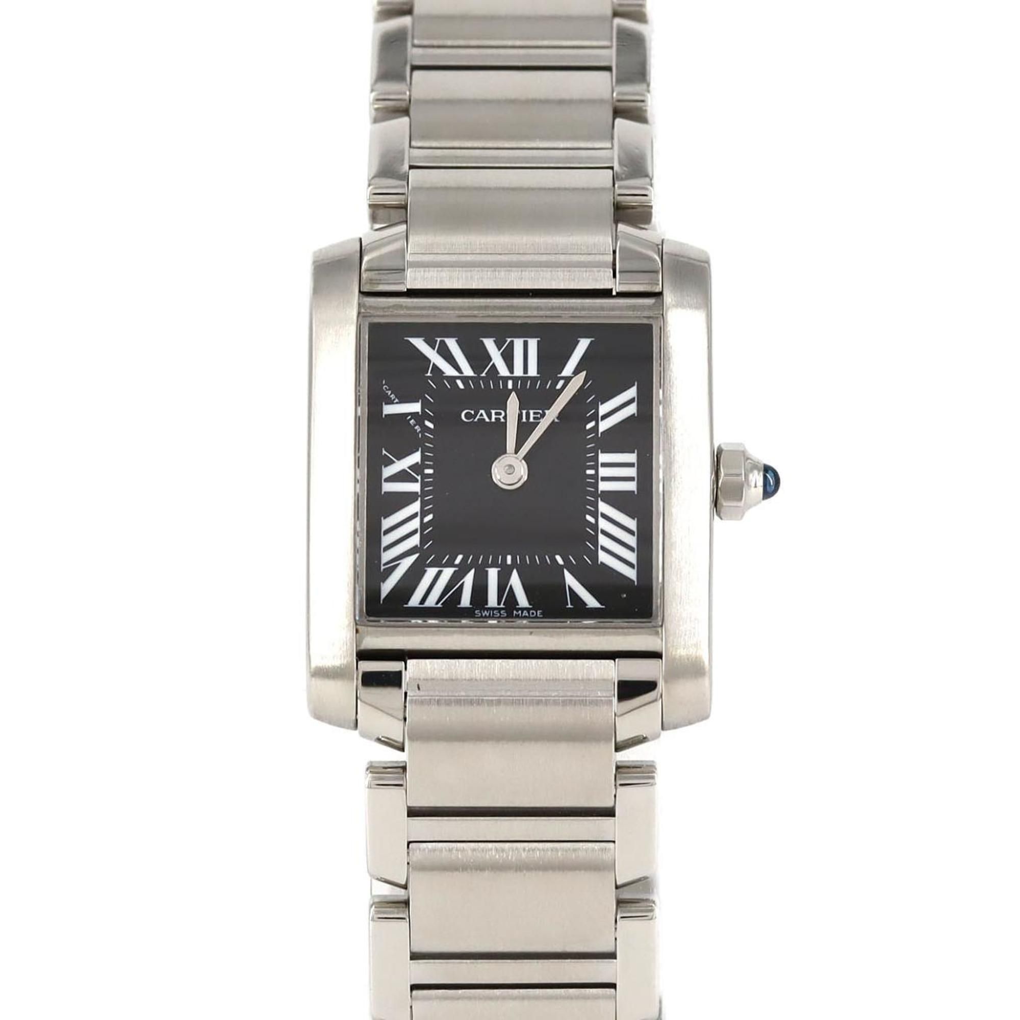 Cartier Tank Française SM W51026Q3 Stainless Steel Quartz