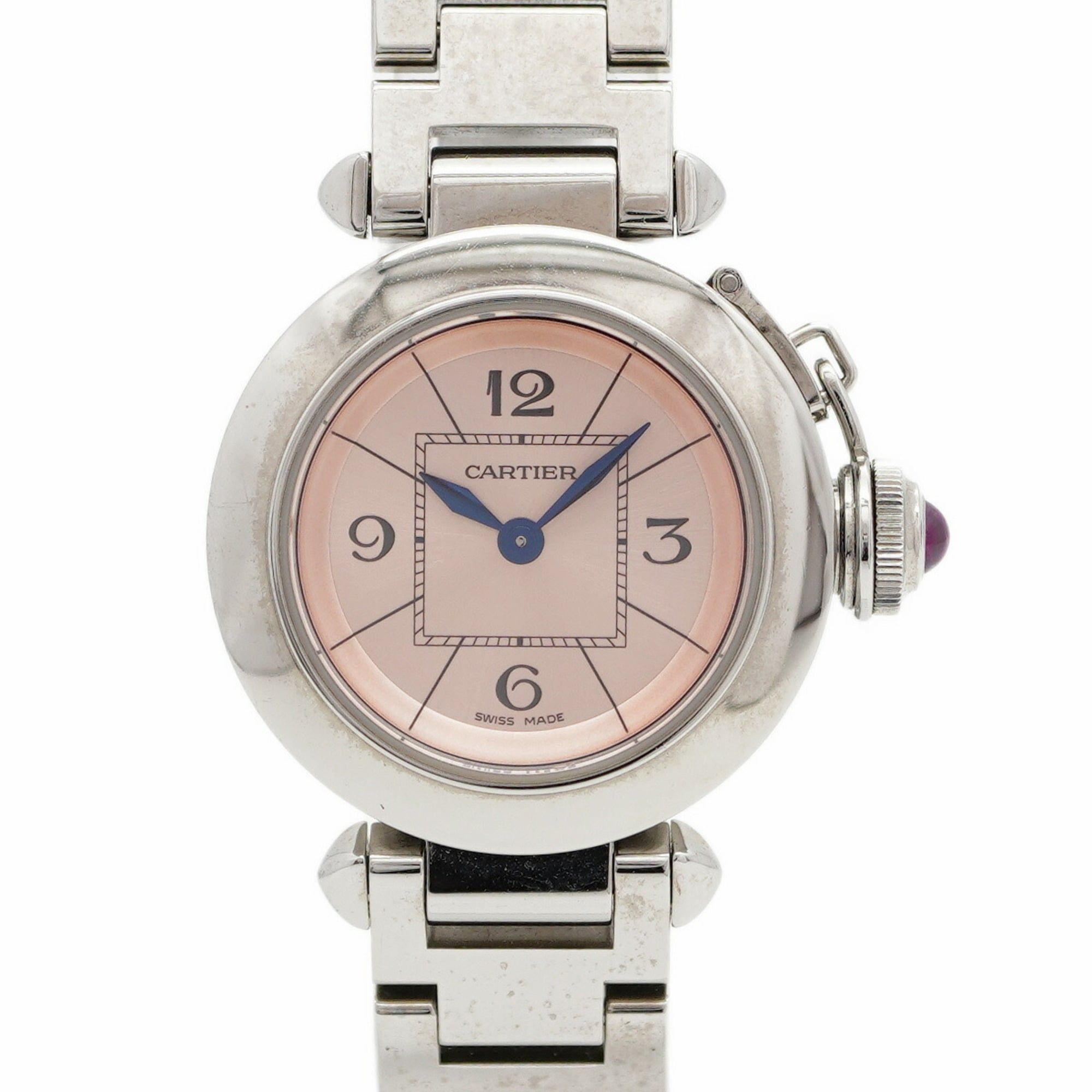 Cartier Miss Pasha W3140008 Pink Dial Women's Watch