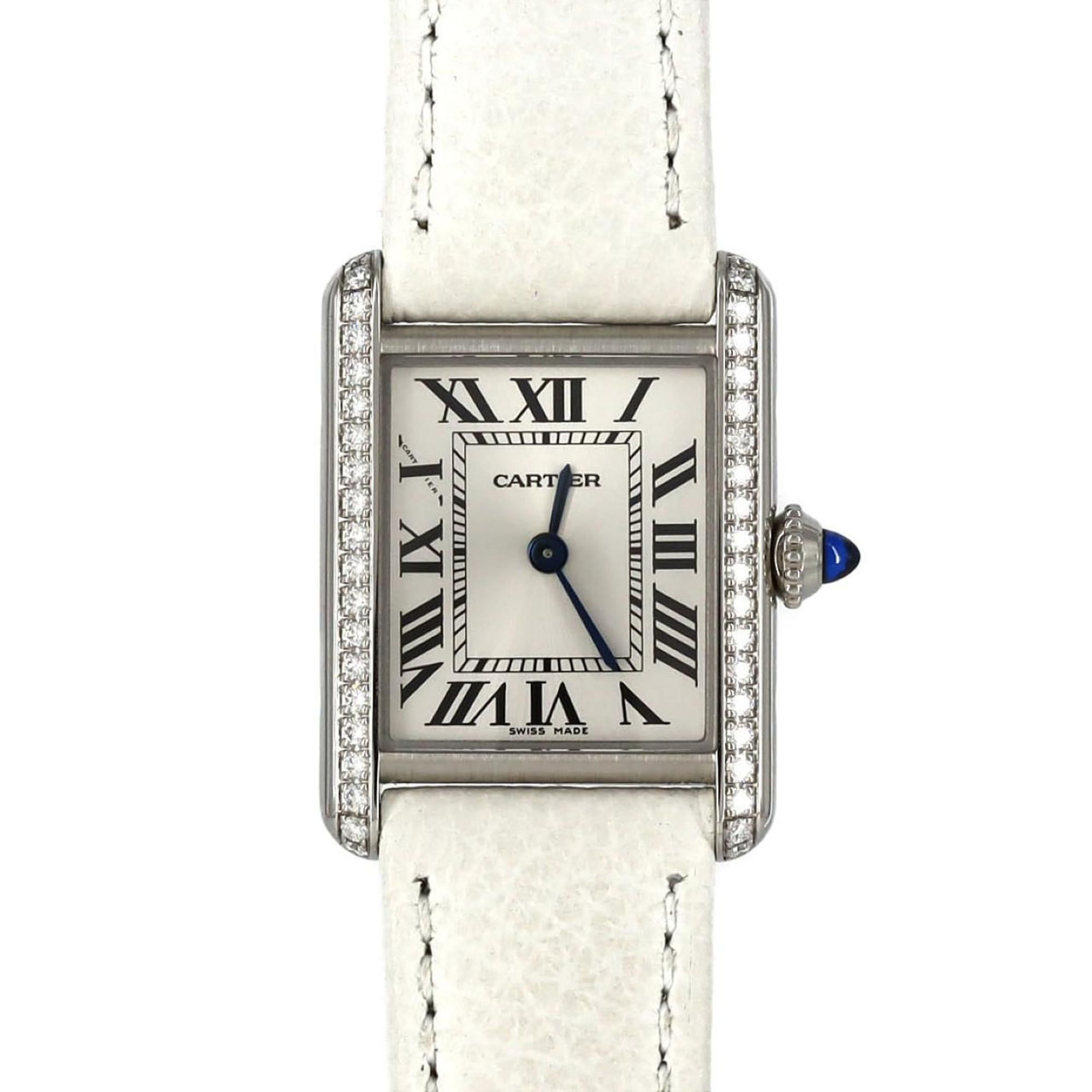 Cartier Tank Must SM D W4TA0016 Stainless Steel Quartz Watch
