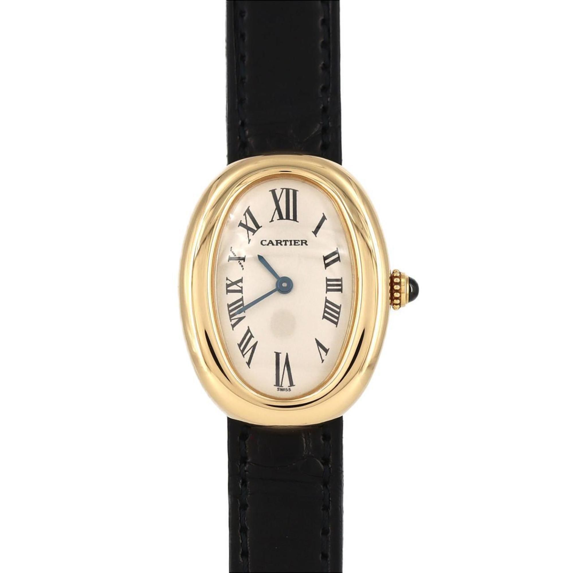 Cartier Baignoire YG W1506056 Quartz Watch