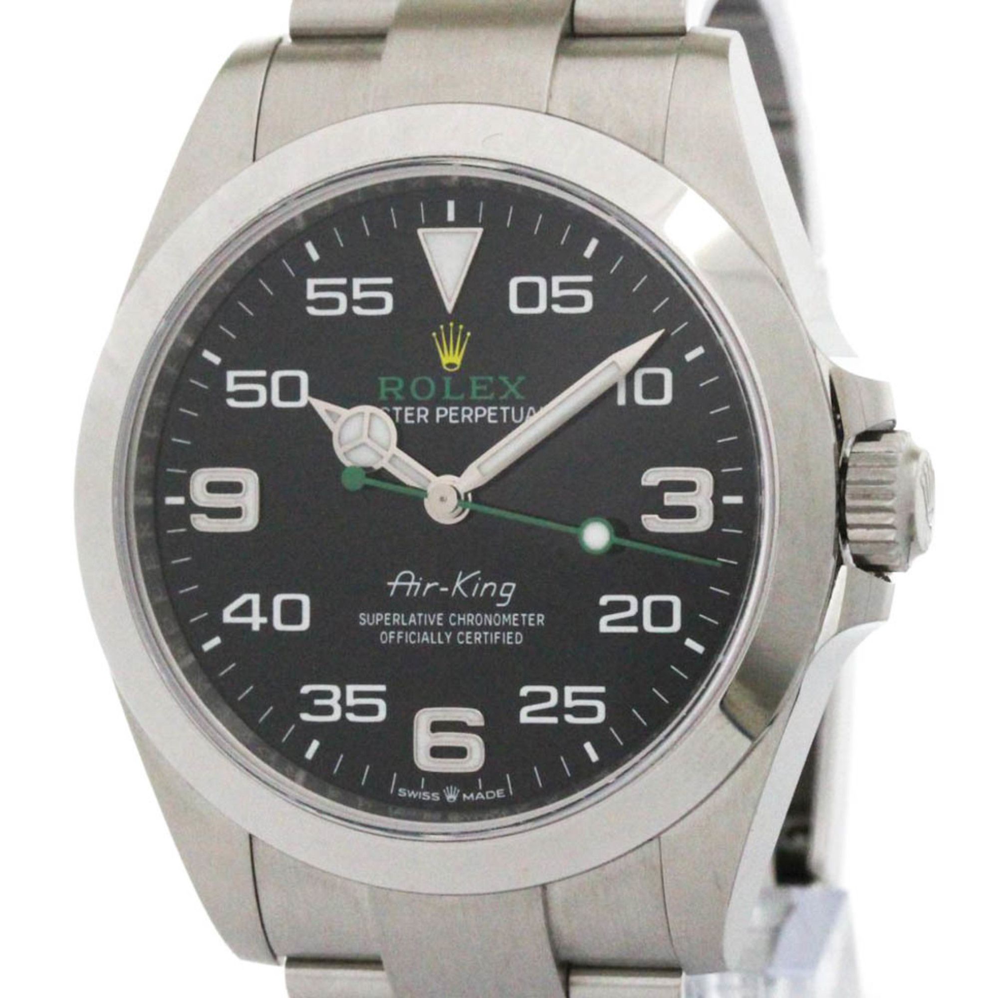 ROLEX Airking Stainless Steel Automatic Mens Watch 126900 Polished