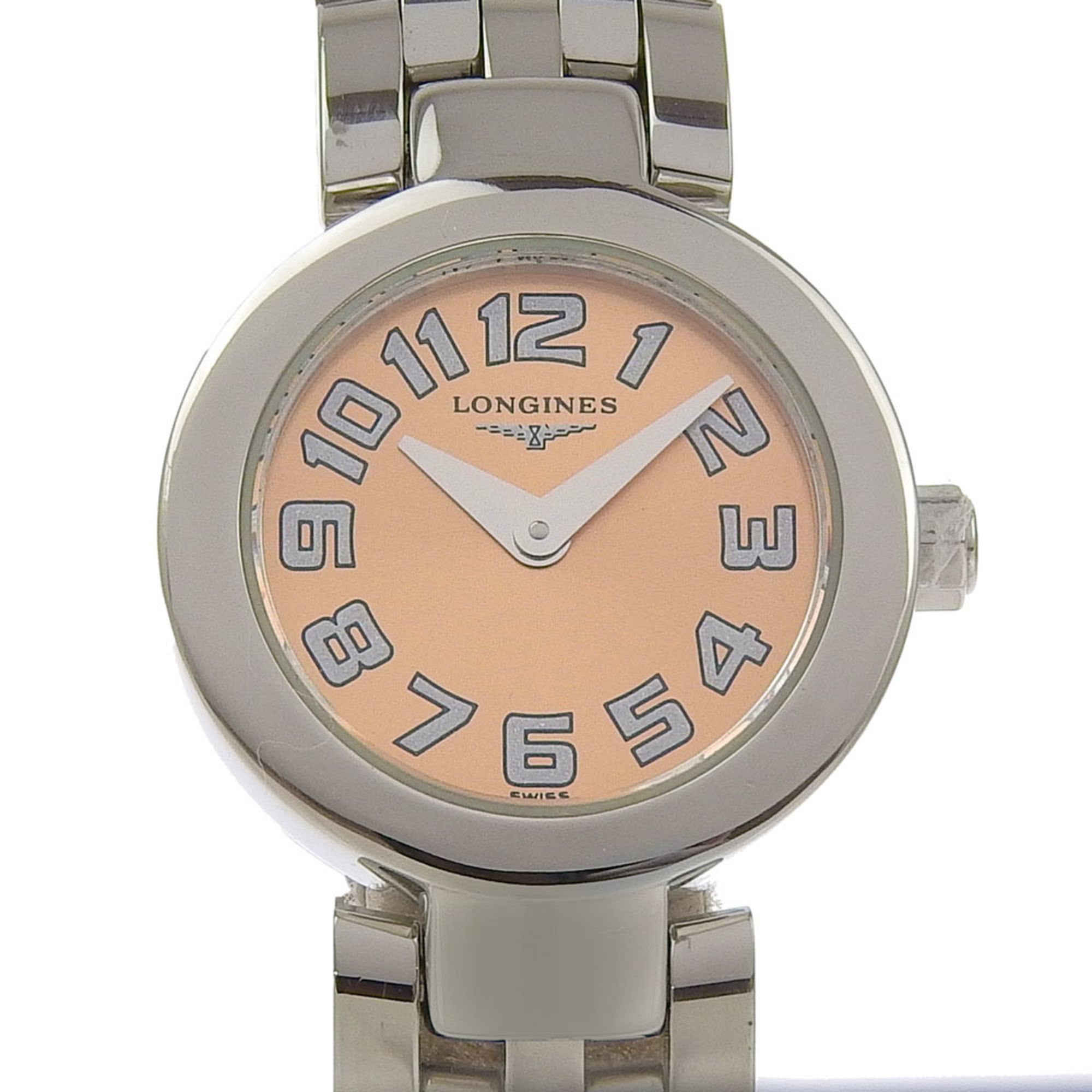 Longines Dolcevita Watch L5.174.4 Stainless Steel Quartz Analog Display Ladies
