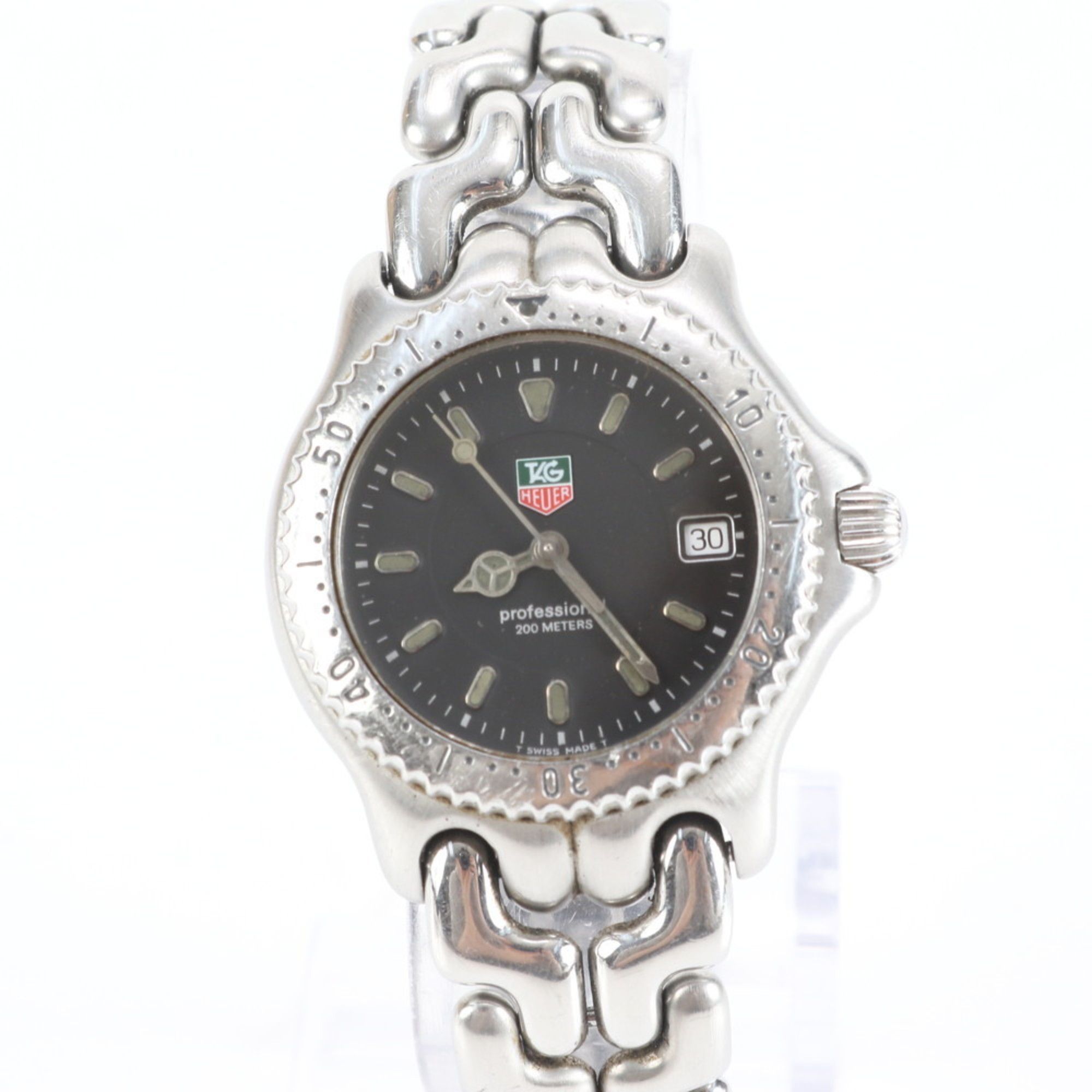 TAG Heuer Cell Date Quartz Watch WG1214-K0 Silver Men's