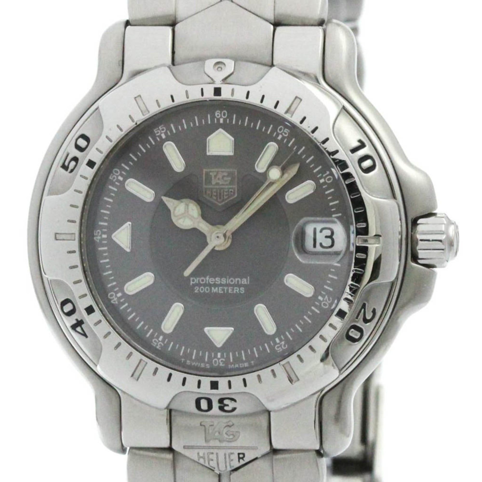 Polished TAG HEUER 6000 Professional Quartz Mind Size Watch WH1212