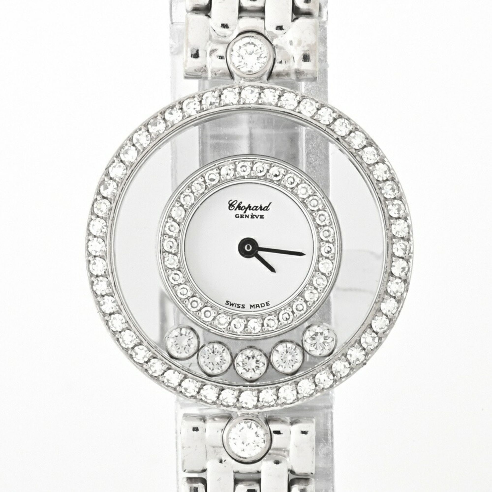Chopard Happy Diamonds 20 3957 K18WG Diamond Quartz Watch 250126