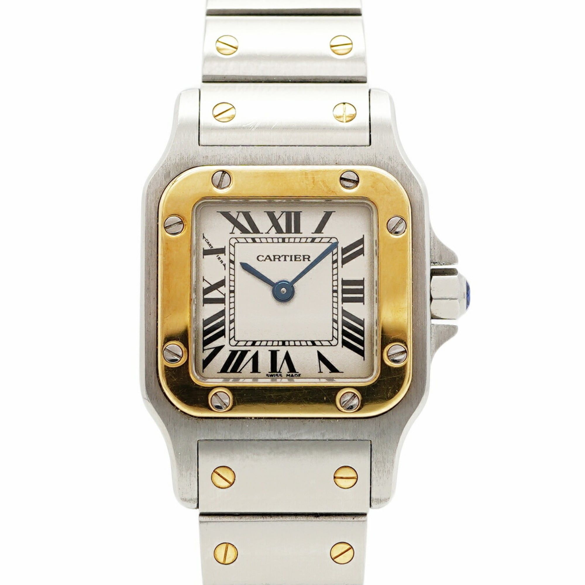 Cartier Santos Galbee SM W20012C4 Ivory Dial Women's Watch
