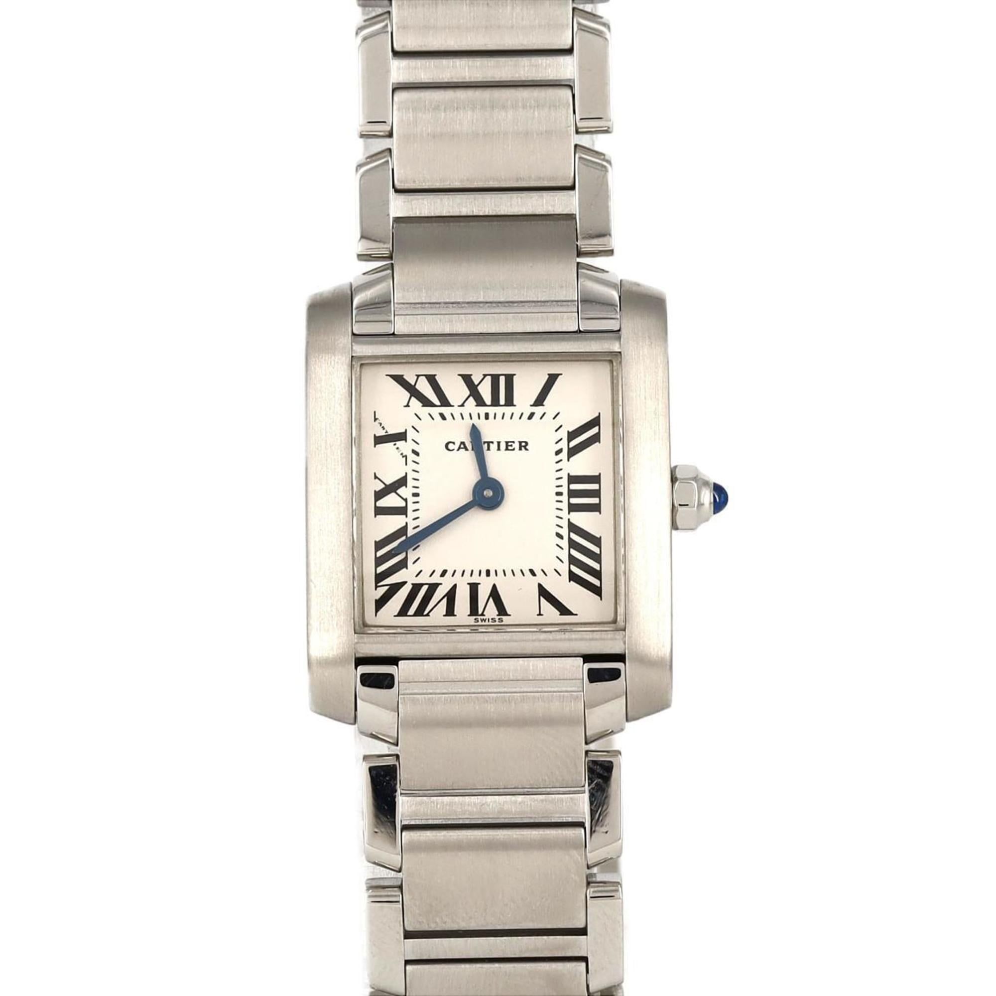 Cartier Tank Francaise SM W51008Q3 SS Wristwatch Quartz