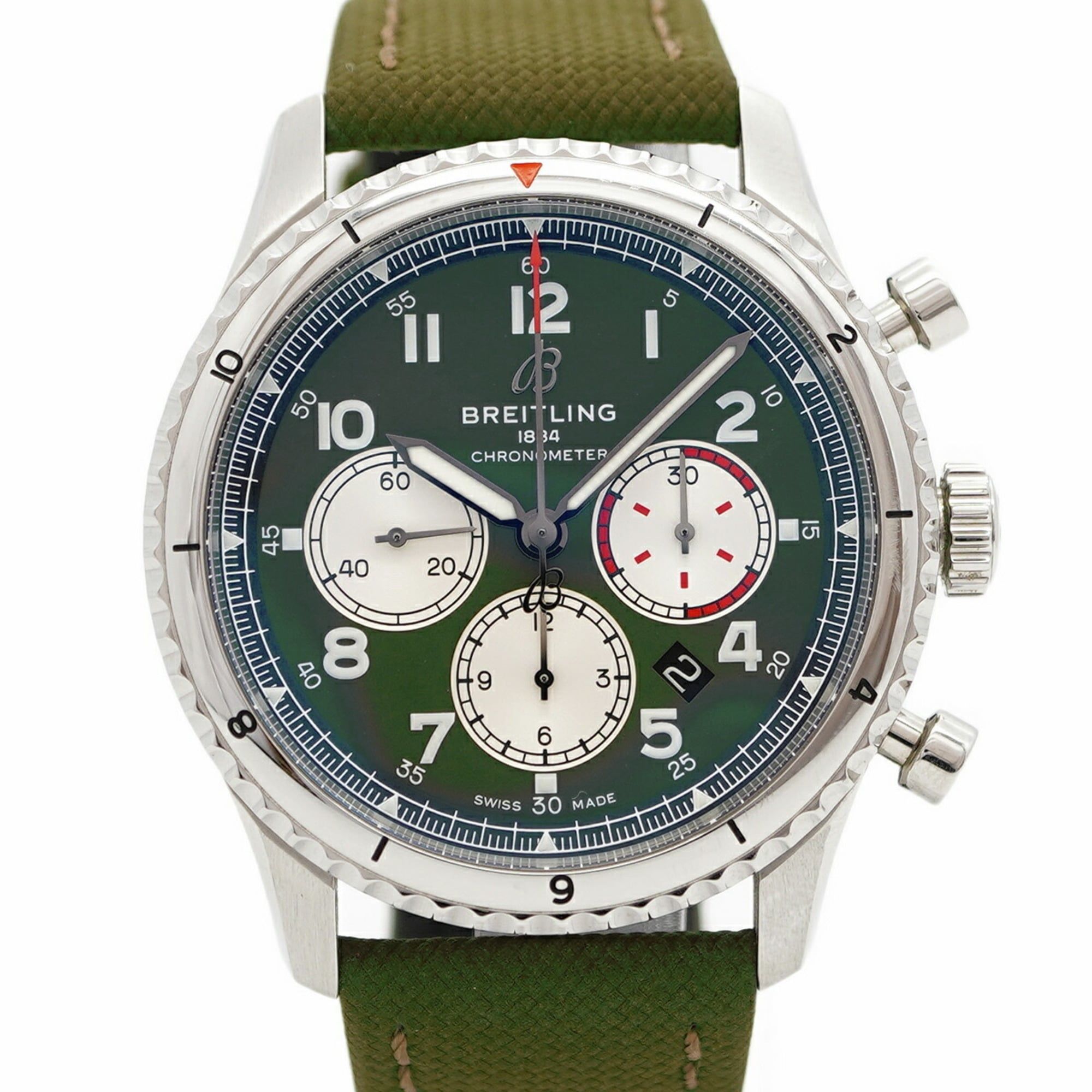 Breitling Aviator 8 AB0119 Green Dial Men's Watch