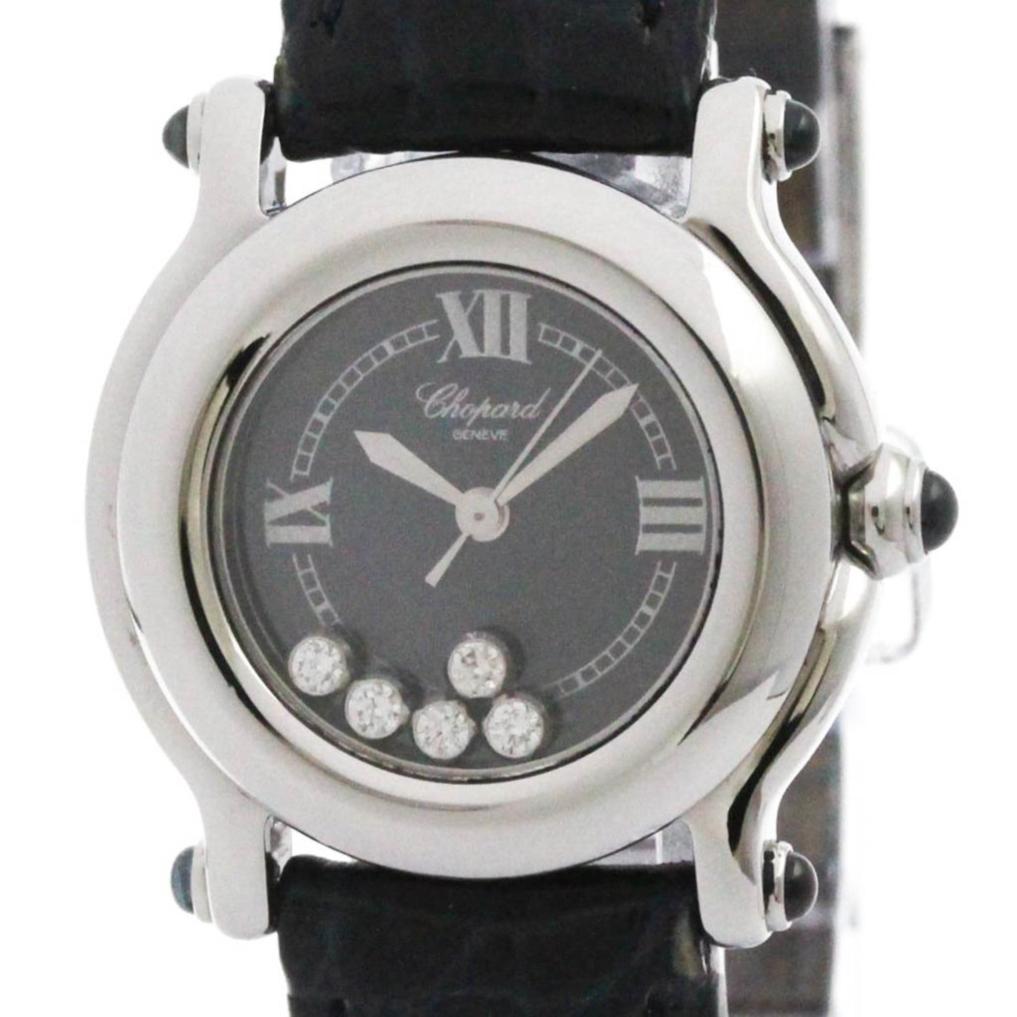 CHOPARD Happy Sport Diamond Quartz Ladies Watch 27/8245-23 Polished