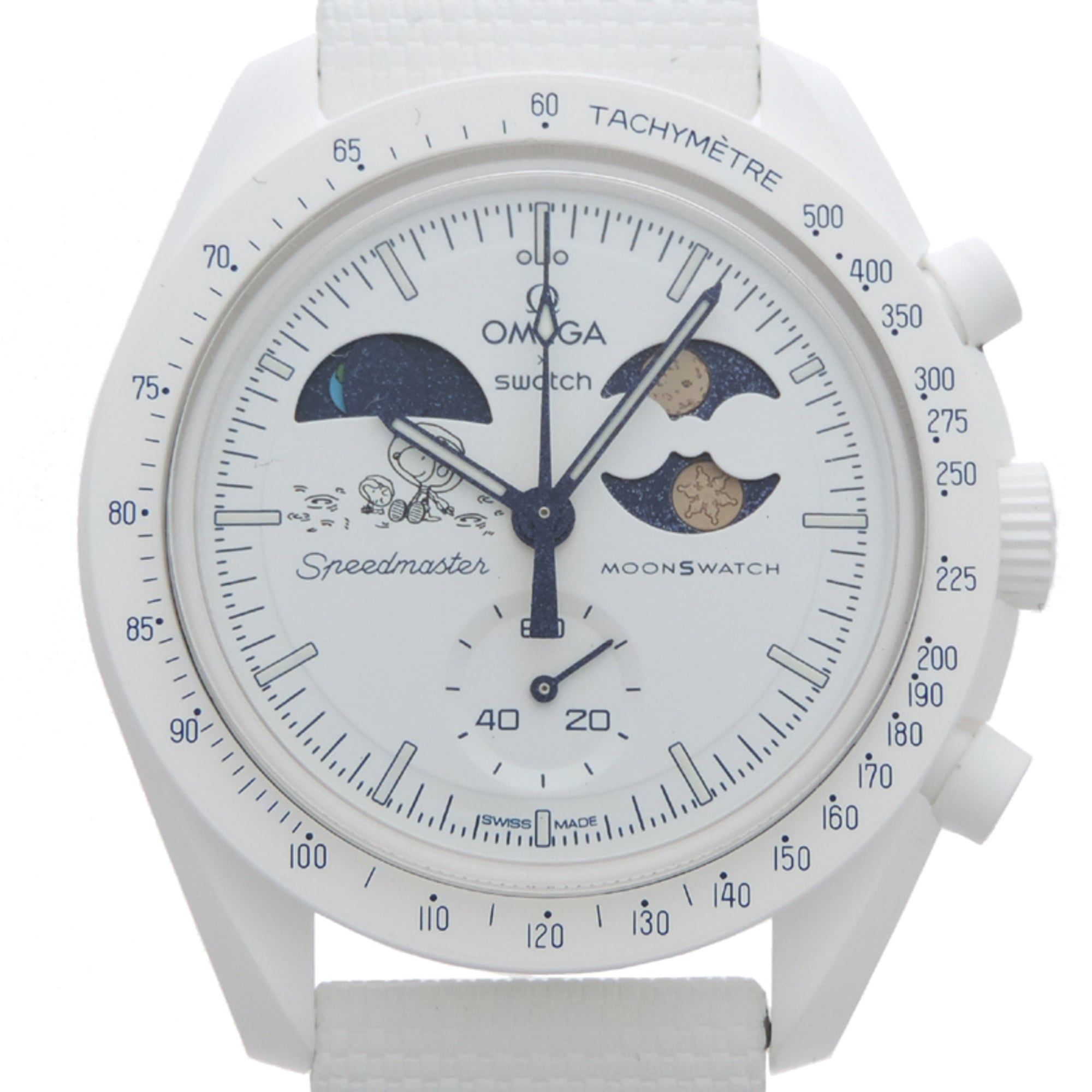 Omega MoonSwatch Mission to Earthphase Moonshine Gold Women's/Men's Watch SO33W701L