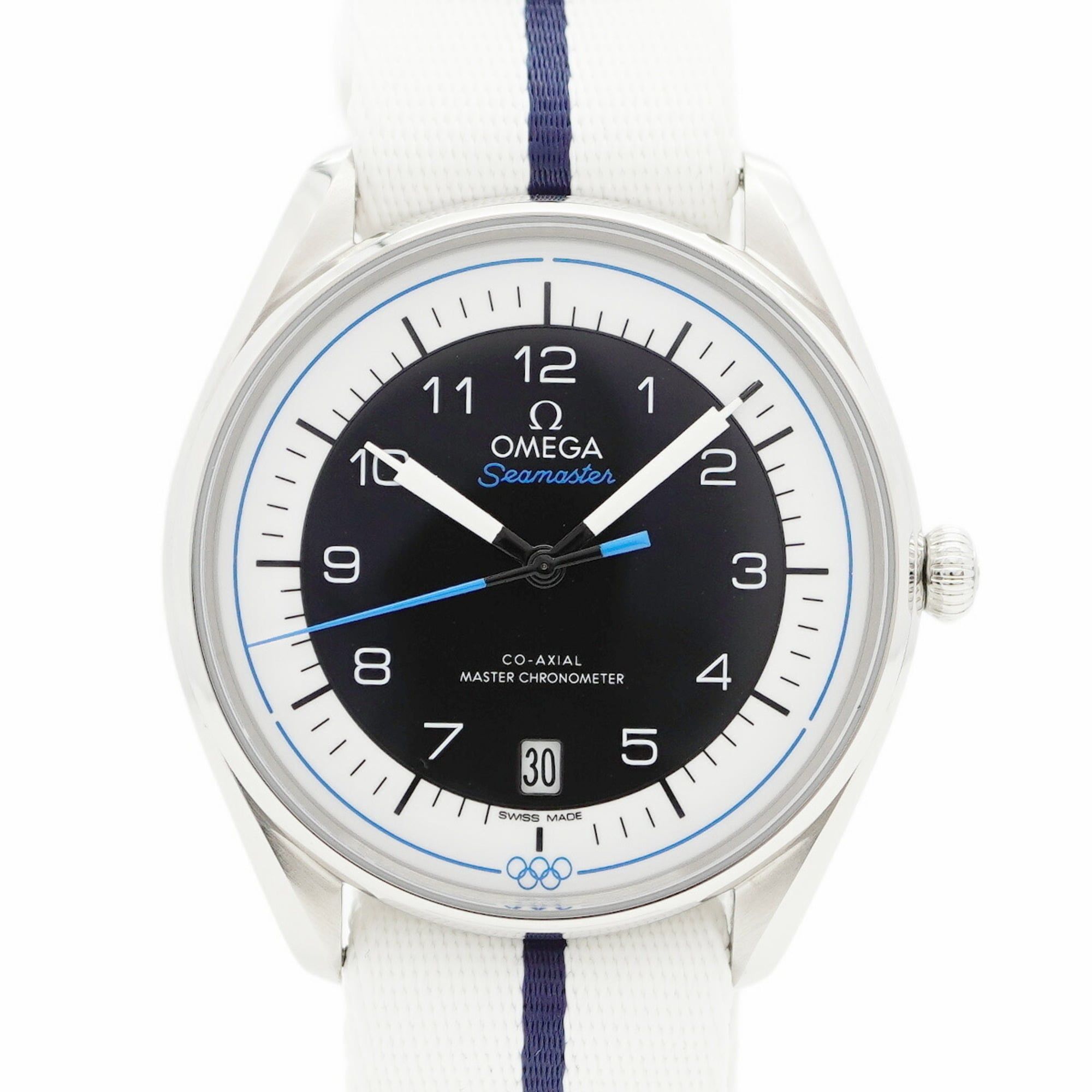 Omega Seamaster 522.32.40.20.01.001 White Black Dial Men's Watch