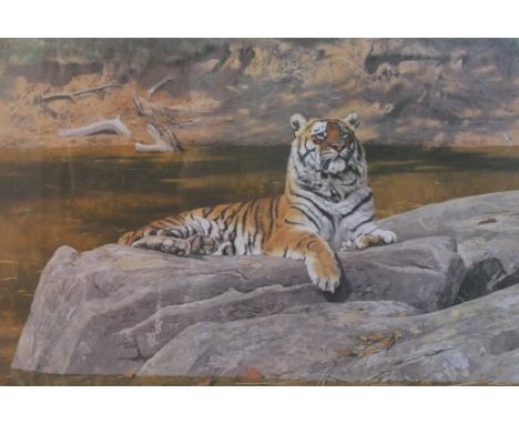 Anthony Gibbs (British, b.1951). Print titled ‘Quizzical Quadruped’. Signed and numbered in pencil. Limited edition of 1500 c