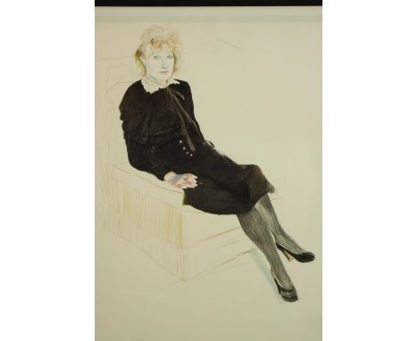 Contemporary British Drawings at the Tel Aviv Museum, Summer 1980, a framed coloured advertising poster depicting Celia by Da