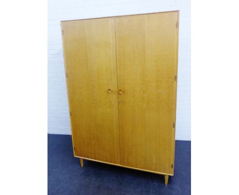 Meredew light oak double wardrobe, 182 x 122cm