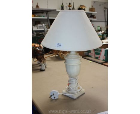 A cream alabaster Light and shade