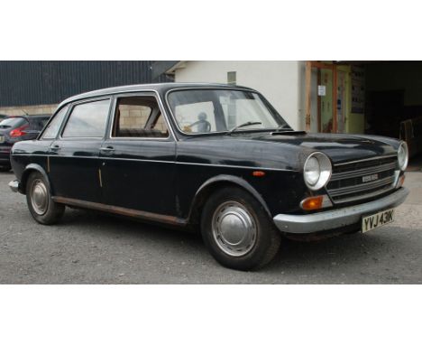 YVJ 431 K, a 1972 Austin 1800 with uncommon black coachwork, only 31,817 miles are registered on the speedometer, this is bel