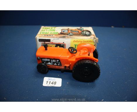 A Tricky Action Tractor by Marx battery operated in original box