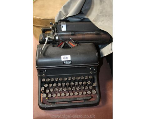 A Royal manual Typewriter