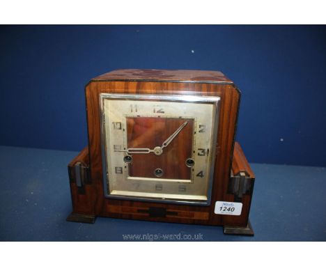 A square shaped Westminster Mantle Clock
