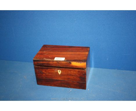 A Rosewood tea Caddy