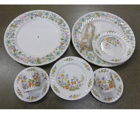A collection of Aynsley china including Cottage Garden and a Wild Tudor cake plate **PLEASE NOTE THIS LOT IS NOT ELIGIBLE FOR