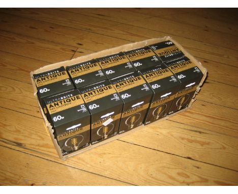 10 X ANTIQUE STYLE LIGHT BULBS 