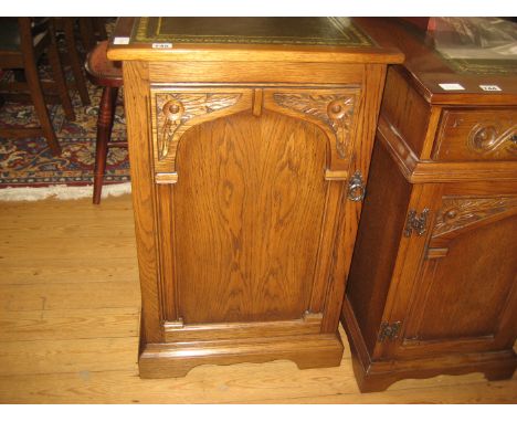 OLD CHARM STYLE LIGHT OAK FILING CABINET