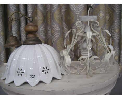 2 X LIGHT FITTINGS