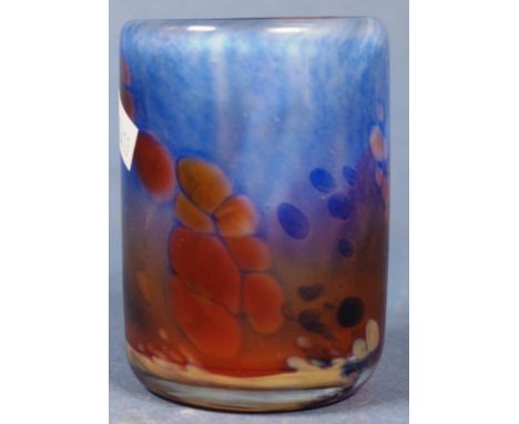 Chris Pantano Australian art glass vase signed to base, height 9.5cm approx