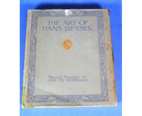 Volume 'The Art of Hans Heysen' a special number of Art in Australia, limited edition  of 1,700 total, published by Angus & R