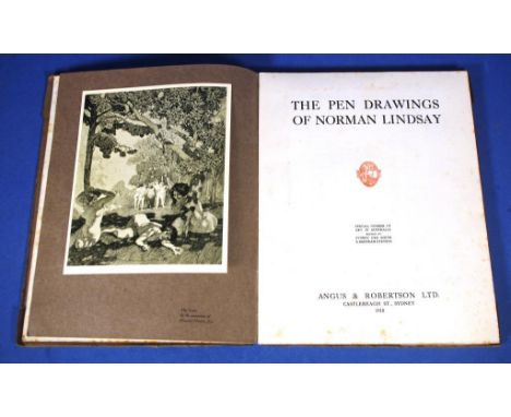 Volume 'The Pen Drawings of Norman Lindsay' a special number of Art in Australia, limited edition of 2,000 total, published b