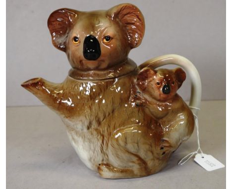 Japanese Koala ceramic teapot marked Japan to base. Height 17cm approx.