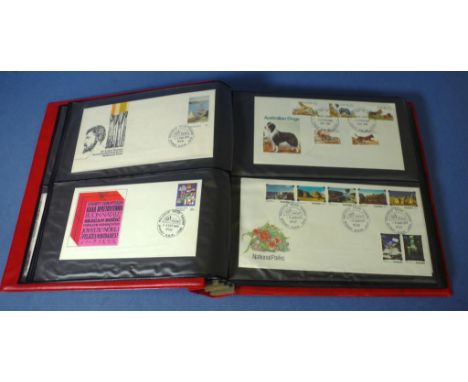 Vintage album of Australian First Day Covers including Australian issues from the 1950s through 1980s.