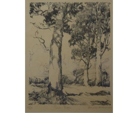 Harold Brocklebank Herbert (1892-1945) "Sun Tree" 18/50, lithograph, signed in pencil lower right, 18cm x 14cm