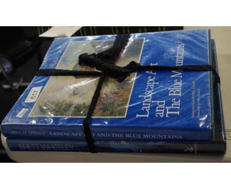 Two books on Australian artists to include Brett Whiteley published by Bay books, and Landscape art and the blue mountains by