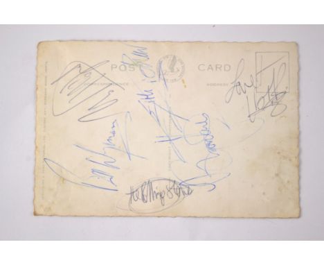 LOCAL &amp; WORLDWIDE INTEREST 1967 signed ROLLING STONES postcard from the Waverley Hotel Melrose