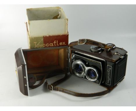 TOYOCAFLEX model III vintage camera in original box