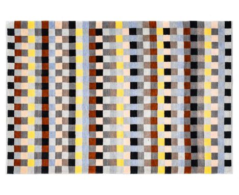 Christopher Farr Rug Child's Room Rug, designed by Anni Albers, hand knotted handspun wool, labelled and dated 2017, 274cm by