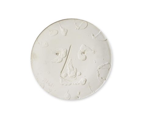 PABLO PICASSO (1881-1973)Visage cachet en creux Madoura Plein Feu/Empreinte Originale de Picasso, inscrit et numéroté U108 5/